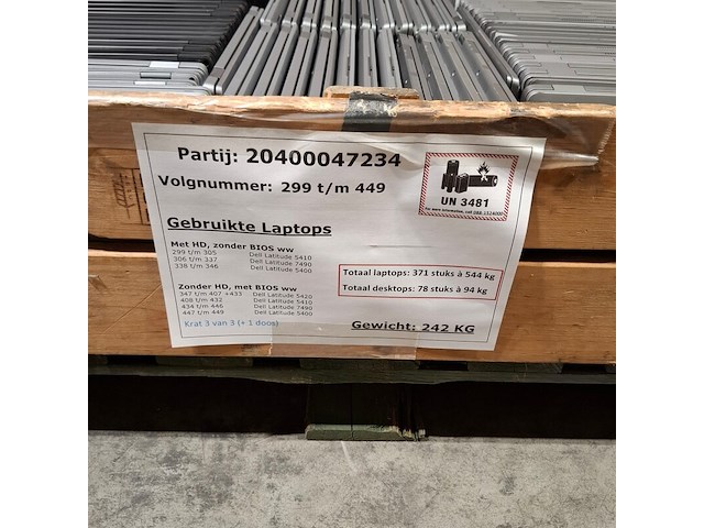 Ca. 150x laptop, dell, o.a. latitude 5410 - afbeelding 24 van  30