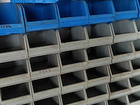 Ca. 150x magazijnbak met grijp opening, overtoom, transporter, grijs / chroom - afbeelding 3 van  4