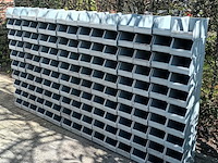 Ca. 150x magazijnbakken met grijp opening, grijs / chroom - afbeelding 1 van  6