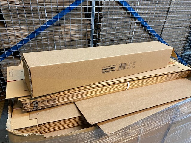 Ca. 150x stuks kokerdozen 705x108x108mm, bruin - afbeelding 2 van  5