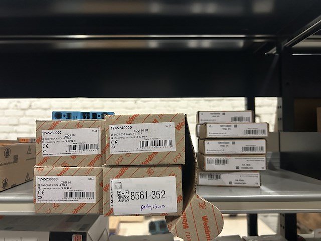 Ca. 150x verbindingsrijgklem weidmuller - afbeelding 1 van  5