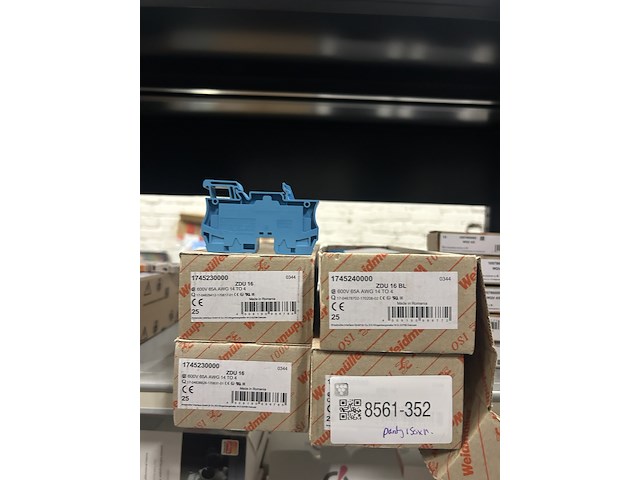 Ca. 150x verbindingsrijgklem weidmuller - afbeelding 3 van  5