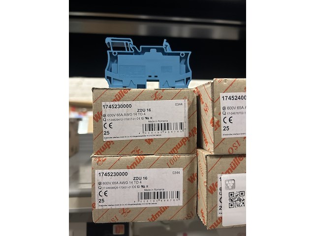 Ca. 150x verbindingsrijgklem weidmuller - afbeelding 5 van  5