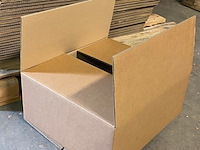 Ca. 150x verzenddozen 41x48x20cm dubbelgolf, bruin - afbeelding 2 van  4