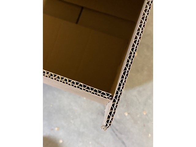 Ca. 150x verzenddozen 41x48x20cm dubbelgolf, bruin - afbeelding 3 van  4