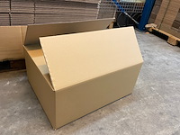 Ca. 150x verzenddozen 70x54x30cm dubbelgolf, bruin - afbeelding 2 van  5