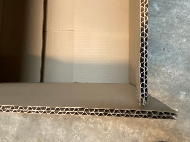 Ca. 150x verzenddozen 70x54x30cm dubbelgolf, bruin - afbeelding 4 van  5