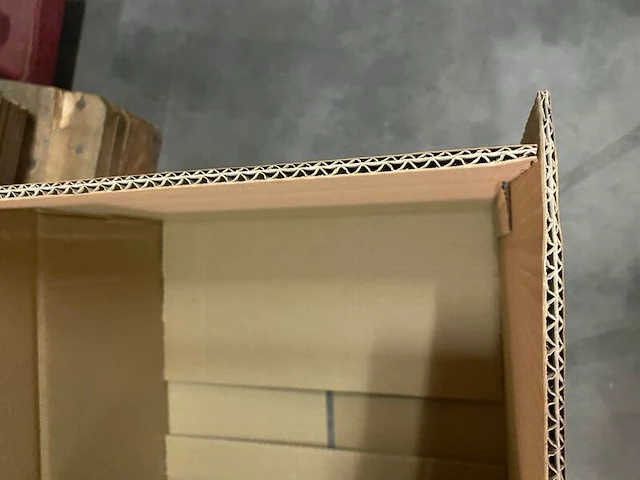 Ca. 150x verzenddozen, dubbelgolf, bruin, 49x41x21cm - afbeelding 3 van  4