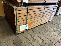 Ca. 151x guyana teak regels geschaafd, 45x68mm, lengte 155cm - afbeelding 4 van  4