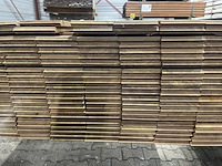 Ca. 152x guyana ipé buitenparket (kopse veer & groef), 21x145mm, lengte 95cm - afbeelding 3 van  3