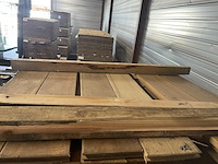 Ca. 152x guyana ipé kopse veer en groef (buitenparket), 21x145mm, lengte 95cm - afbeelding 1 van  3