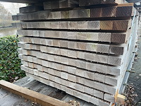 Ca. 154x douglas regels fijnbezaagd, 50x75mm, lengte 250cm - afbeelding 3 van  3