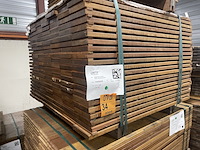 Ca. 154x guyana ipé planken geschaafd, 21x145mm, lengte 100cm - afbeelding 4 van  4