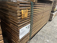 Ca. 154x guyana ipé planken geschaafd, 21x145mm, lengte 155cm - afbeelding 4 van  4