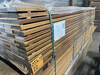 Ca. 154x guyana ipé planken geschaafd, 21x90mm, lengte 275cm - afbeelding 4 van  4