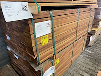 Ca. 154x guyana ipé planken geschaafd, 25x140mm, lengte 185cm - afbeelding 4 van  4