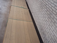 Ca. 154x vuren geïmpregneerde rabatdelen, 1,8 x 14 x 510 cm - afbeelding 2 van  5