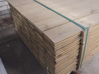 Ca. 154x vuren geïmpregneerde rabatdelen, 1,8 x 14 x 510 cm - afbeelding 3 van  5