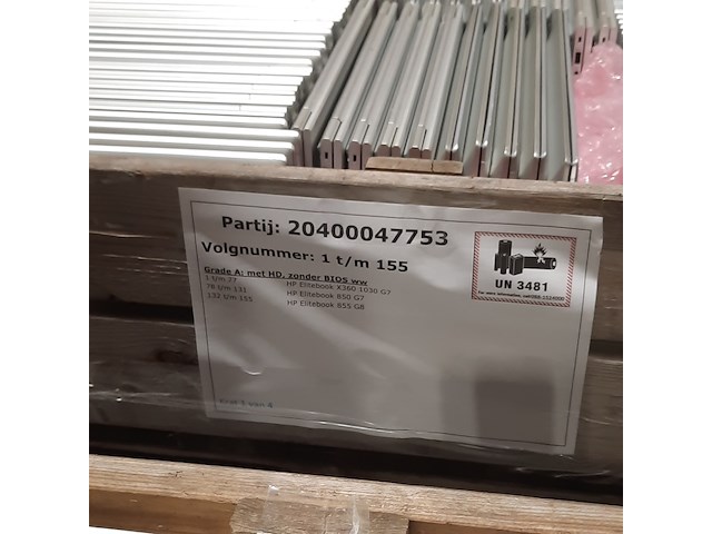 Ca. 155x laptop, hp, o.a. elitebook x360 1030 g7 - afbeelding 3 van  13