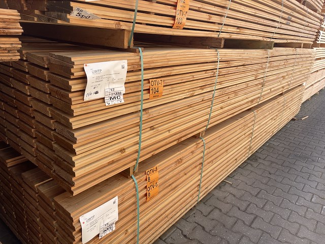 Ca. 156x douglas zweeds rabat, 26x160mm, lengte 500cm - afbeelding 4 van  4