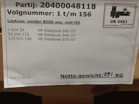 Ca. 156x laptop, hp, o.a. hp elitebook 845 - afbeelding 16 van  16
