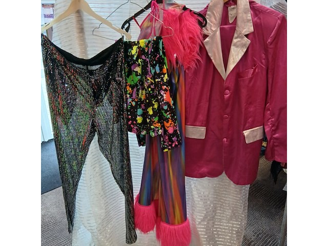 Ca. 159x feestkleding glitter en glans - afbeelding 4 van  8