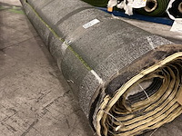 Ca. 15m2 kunstgras, 10 mm hoog, groen, wit - afbeelding 1 van  2