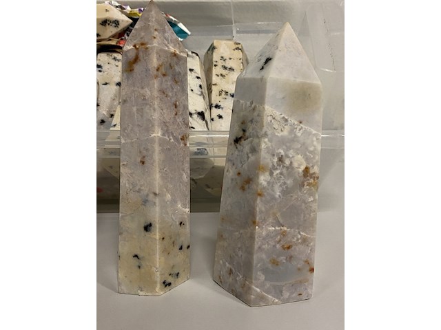 Ca. 15x agaat obelisken - afbeelding 2 van  5