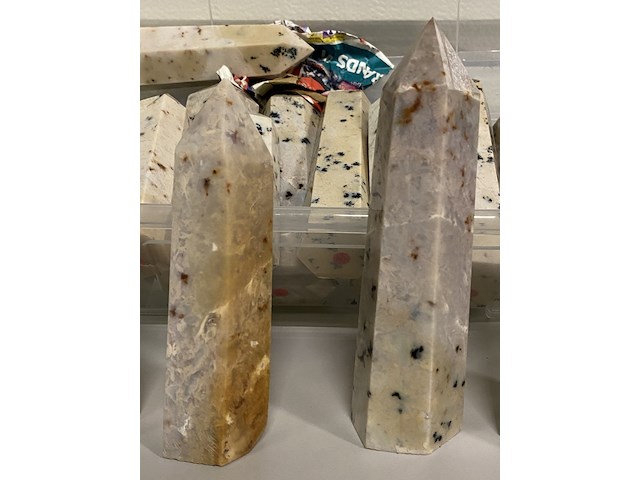 Ca. 15x agaat obelisken - afbeelding 3 van  5