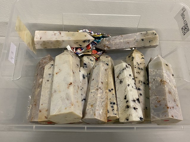 Ca. 15x agaat obelisken - afbeelding 5 van  5