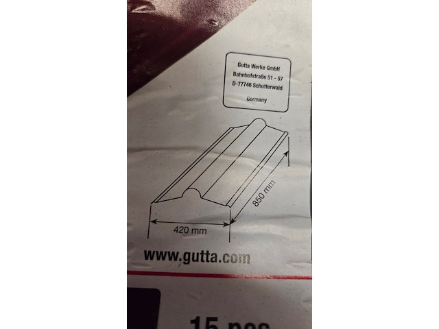 Ca. 15x bitumen nokstukken, guttanit - afbeelding 3 van  6