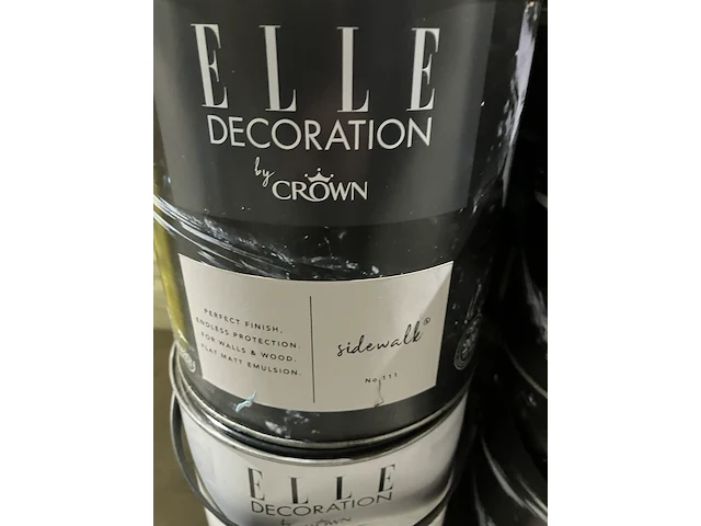 Ca. 15x blikken verf perfect finish, elle, decorationcrown - afbeelding 3 van  5