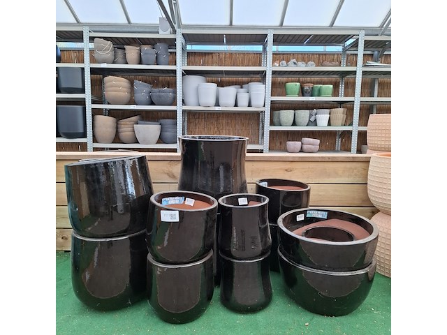 Ca. 15x bloempot, ceramics - afbeelding 1 van  7