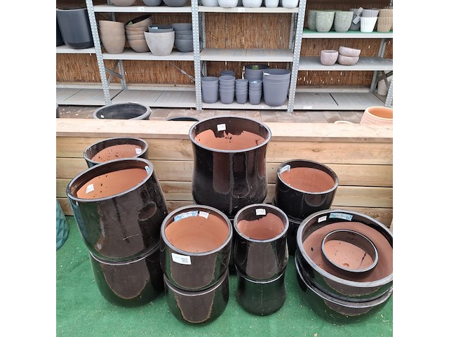 Ca. 15x bloempot, ceramics - afbeelding 5 van  7