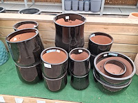 Ca. 15x bloempot, ceramics - afbeelding 7 van  7