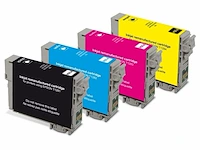 Ca. 15x cartridges compatibel met epson t1285, recycleclub, multipack, alle kleuren - afbeelding 2 van  2