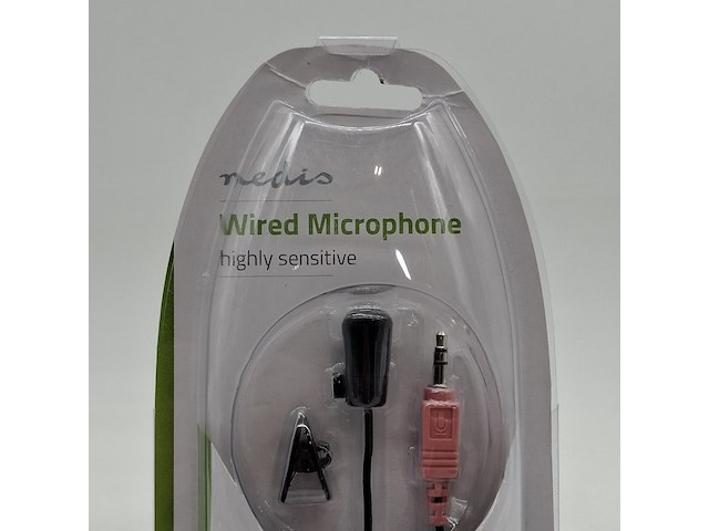 Ca. 15x clip-on microfoon, nedis, wired microphone - afbeelding 2 van  5