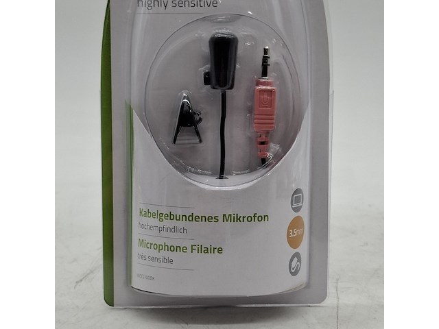 Ca. 15x clip-on microfoon, nedis, wired microphone - afbeelding 3 van  5