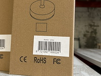 Ca. 15x design tafellamp oplaadbaar usb-c, wit - afbeelding 5 van  5