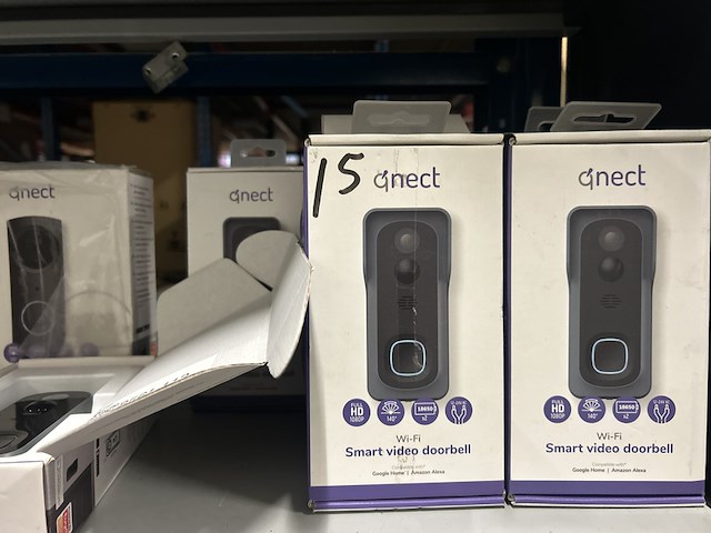 Ca. 15x diverse camera's, wi-fi video deurbellen w.o. ceezam, qnect - afbeelding 3 van  5