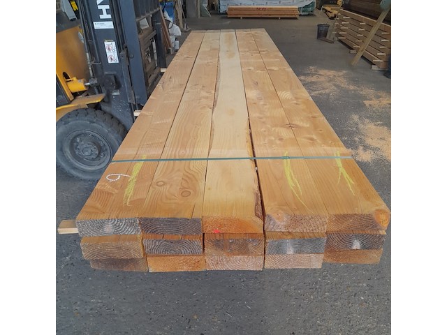 Ca. 15x douglas balk, 7 x 20 x 410 cm - afbeelding 1 van  5