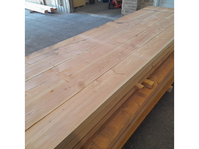 Ca. 15x douglas balken, 6,5 x 20,5 x 410 cm - afbeelding 3 van  5