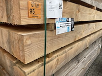 Ca. 15x douglas balken fijnbezaagd, 200x200mm, lengte 300cm - afbeelding 4 van  4