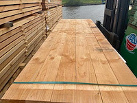 Ca. 15x douglas balken fijnbezaagd, 75x200mm, lengte 300cm - afbeelding 1 van  4