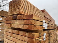 Ca. 15x douglas balken fijnbezaagd, 75x200mm, lengte 300cm - afbeelding 4 van  4