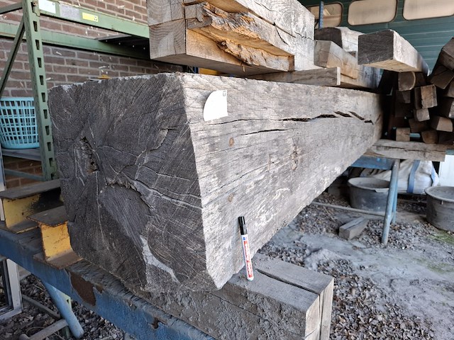 Ca. 15x eiken balk - afbeelding 3 van  9
