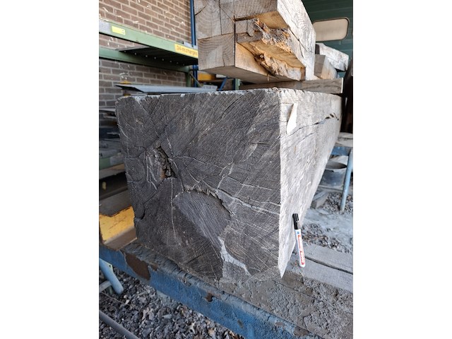 Ca. 15x eiken balk - afbeelding 4 van  9