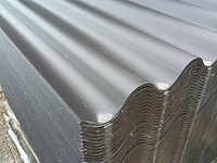 Ca. 15x golfplaat vezelcement, cemfort, zwart - afbeelding 1 van  4