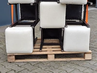 Ca. 15x houten bar-/horecakruk, crème - afbeelding 5 van  7