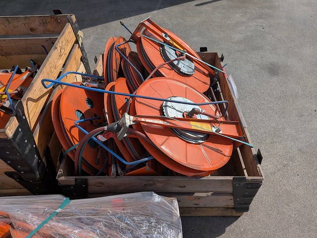 Ca. 15x industriële slanghaspel, nederman, incl. gasdrukregelaarsets - afbeelding 8 van  10
